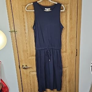 C&C California Navy Midi Dress
